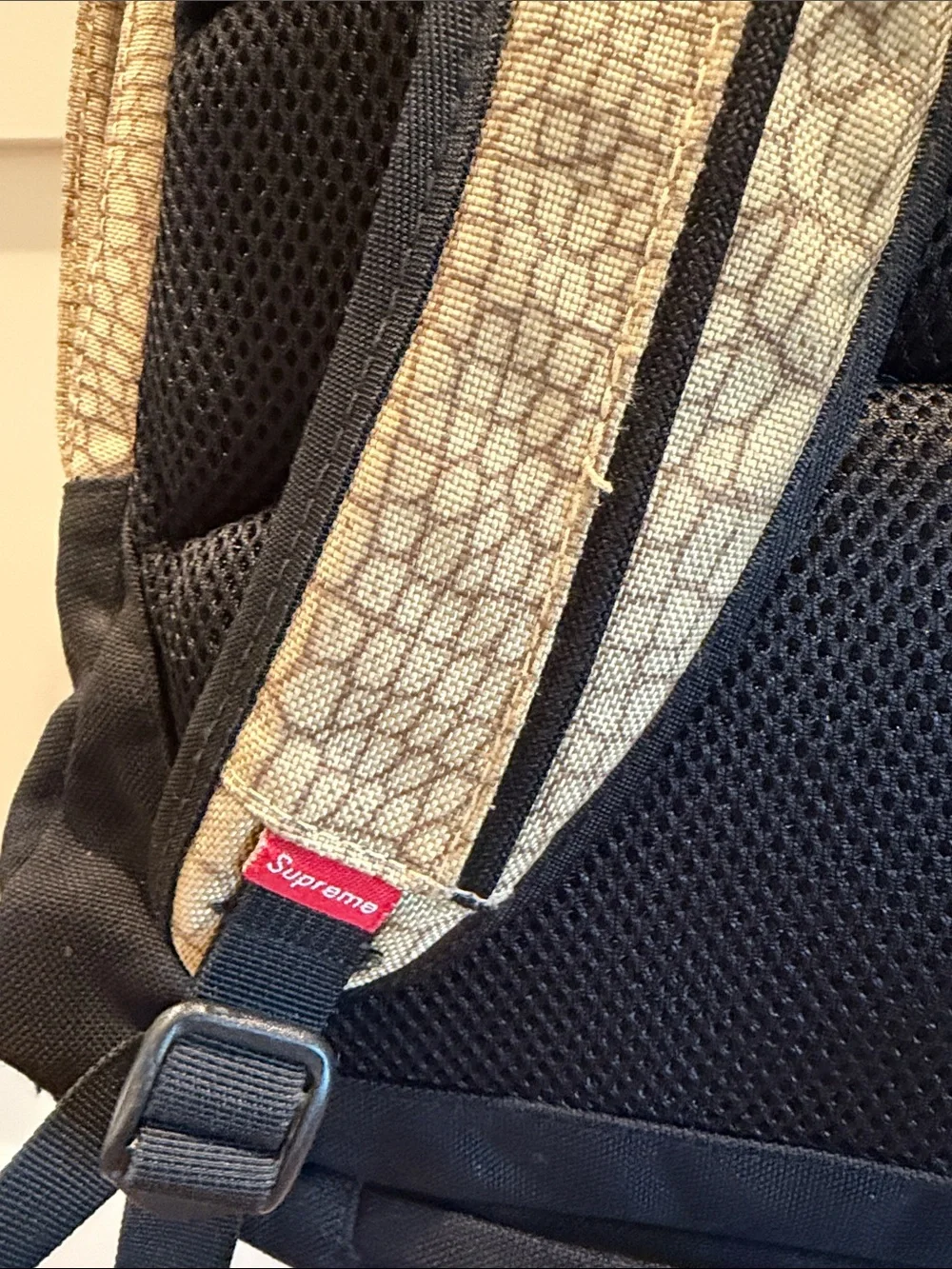 Supreme 13SS Croc Backpack Beige